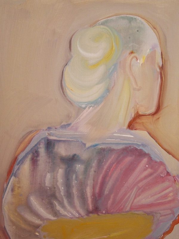 A woman, acrylic on canvas, 30x 40 cm, 2020